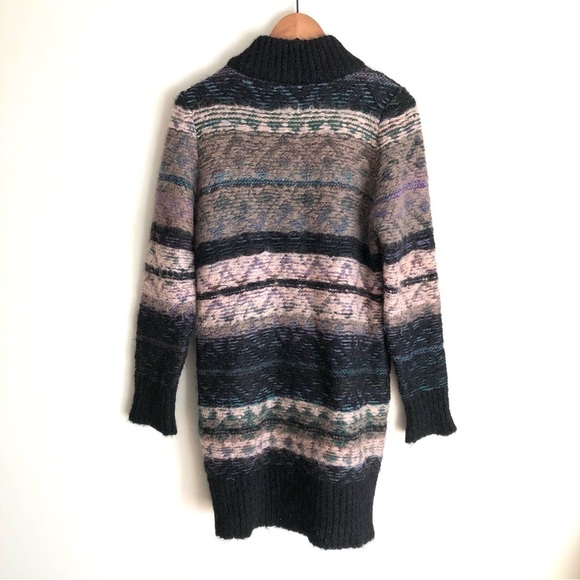 Vanessa Bruno Athe Long Wool Oversized Sweater Cardigan - Picture 2 of 13